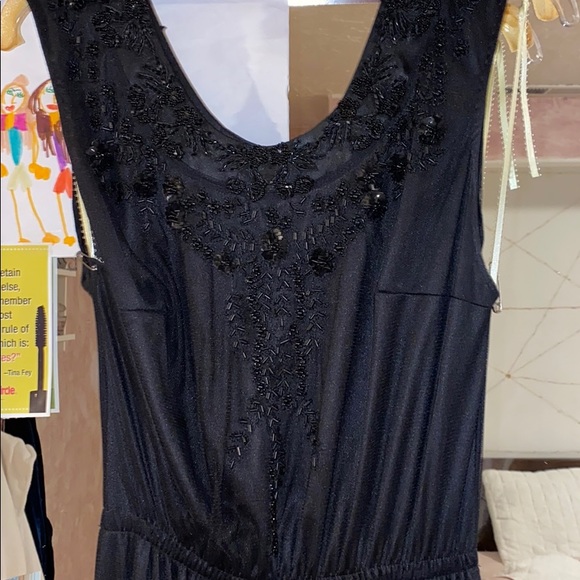 Black Gatsby styled beaded gown - Picture 2 of 6